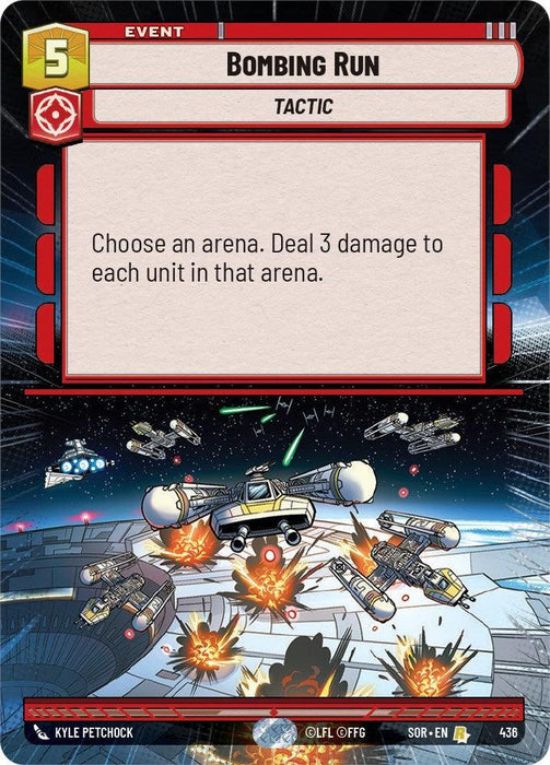 Bombing Run (Hyperspace) (436) [Spark of Rebellion] - for just $2.60! 