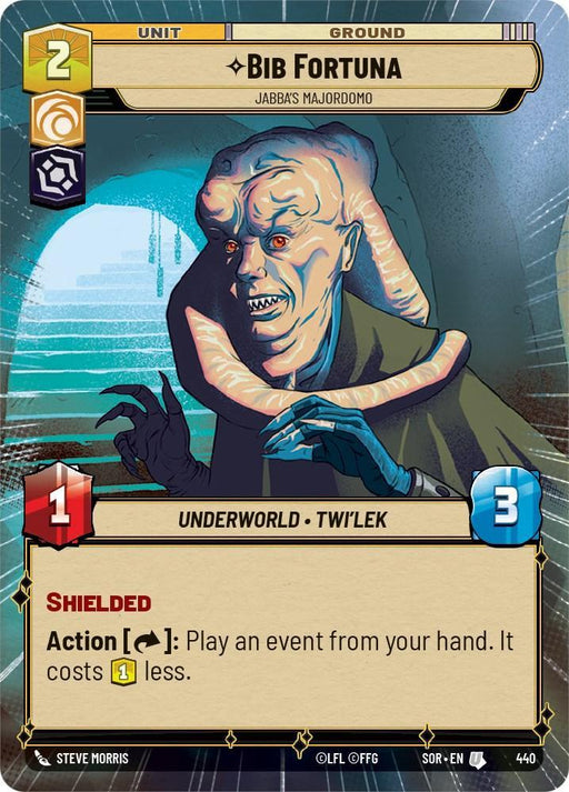 Bib Fortuna - Jabba's Majordomo (Hyperspace) (440) [Spark of Rebellion] - for just $0.35! 