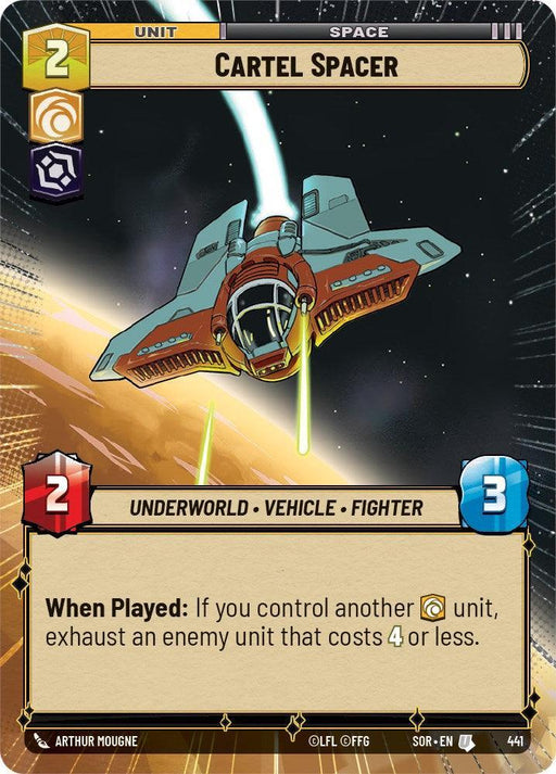 Cartel Spacer (Hyperspace) (441) [Spark of Rebellion] - for just $0.40! 