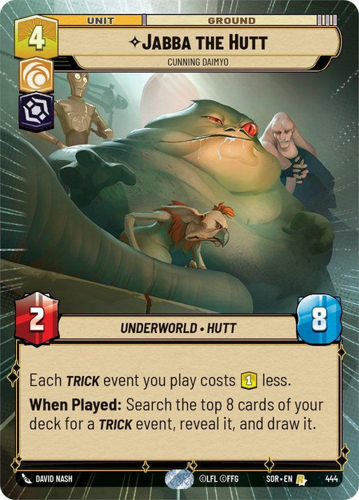 Jabba the Hutt - Cunning Daimyo (Hyperspace) (444) [Spark of Rebellion] - for just $1.10! 