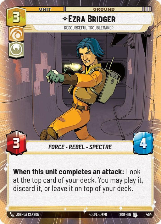 Ezra Bridger - Resourceful Troublemaker (Hyperspace) (454) [Spark of Rebellion] - for just $1! 