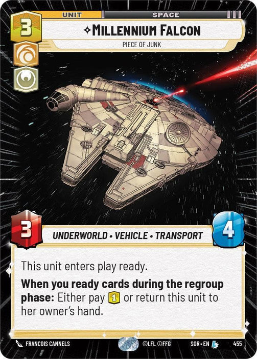 Millennium Falcon - Piece of Junk (Hyperspace) (455) [Spark of Rebellion] - for just $7.65! 