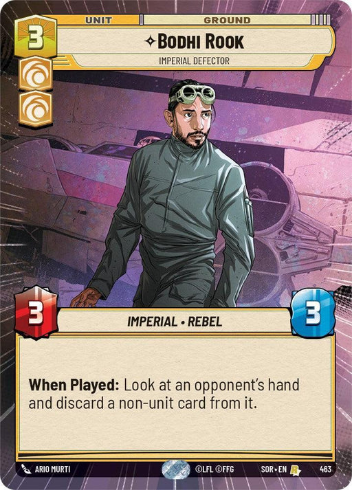 Bodhi Rook - Imperial Defector (Hyperspace) (463) [Spark of Rebellion] - for just $0.85! 