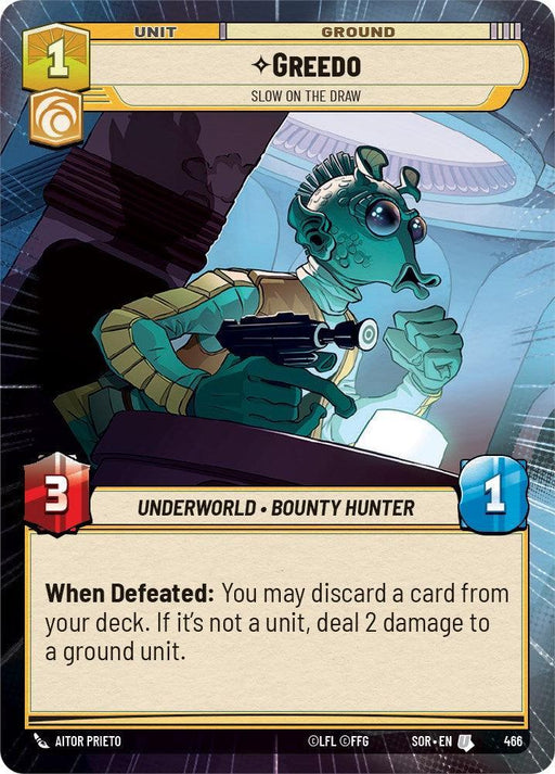 Greedo - Slow on the Draw (Hyperspace) (466) [Spark of Rebellion] - for just $0.40! 