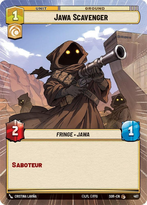 Jawa Scavenger (Hyperspace) (467) [Spark of Rebellion] - for just $0.10! 