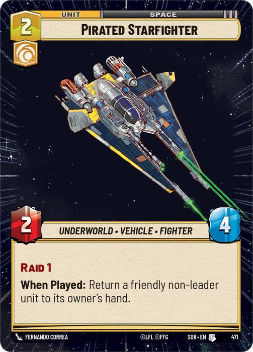Pirated Starfighter (Hyperspace) (471) [Spark of Rebellion] - for just $0.20! 