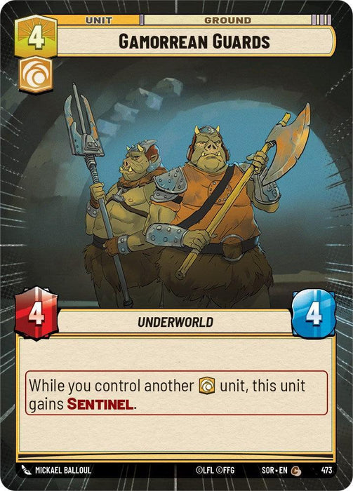 Gamorrean Guards (Hyperspace) (473) [Spark of Rebellion] - for just $0.10! 