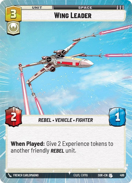 Wing Leader (Hyperspace) (499) [Spark of Rebellion] - for just $0.70! 