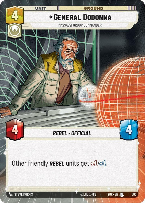 General Dodonna - Massassi Group Commander (Hyperspace) (500) [Spark of Rebellion] - for just $0.15! 