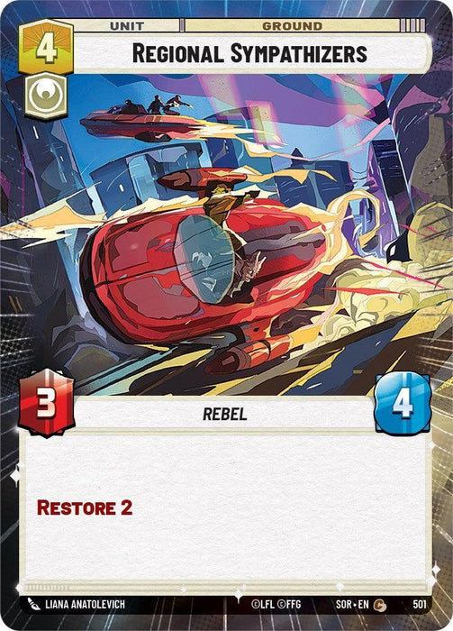 Regional Sympathizers (Hyperspace) (501) [Spark of Rebellion] - for just $0.10! 