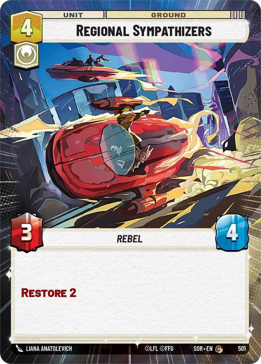 Regional Sympathizers (Hyperspace) (501) [Spark of Rebellion] - for just $0.10! 