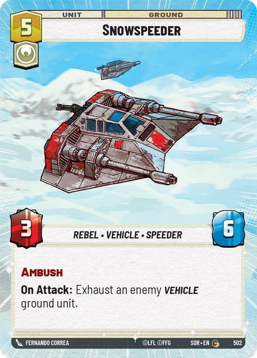 Snowspeeder (Hyperspace) (502) [Spark of Rebellion] - for just $0.10! 