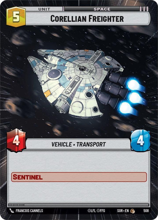 Corellian Freighter (Hyperspace) (508) [Spark of Rebellion] - for just $0.10! 