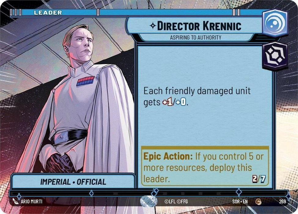 Director Krennic - Aspiring to Authority (Hyperspace) (269) [Spark of Rebellion] - for just $0.10! 