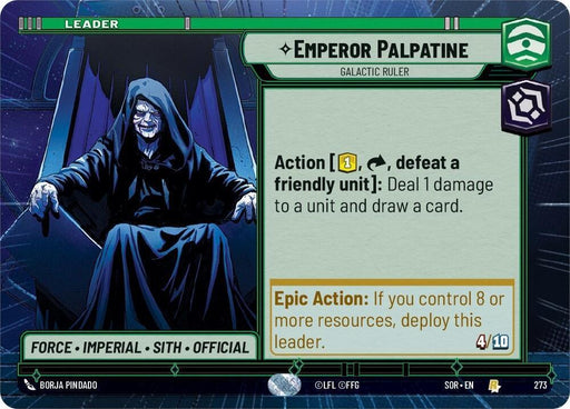 Emperor Palpatine - Galactic Ruler (Hyperspace) (273) [Spark of Rebellion] - for just $0.50! 