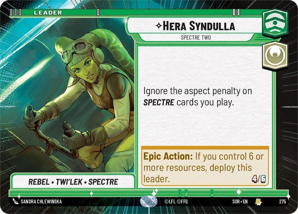 Hera Syndulla - Spectre Two (Hyperspace) (275) [Spark of Rebellion] - for just $0.50! 