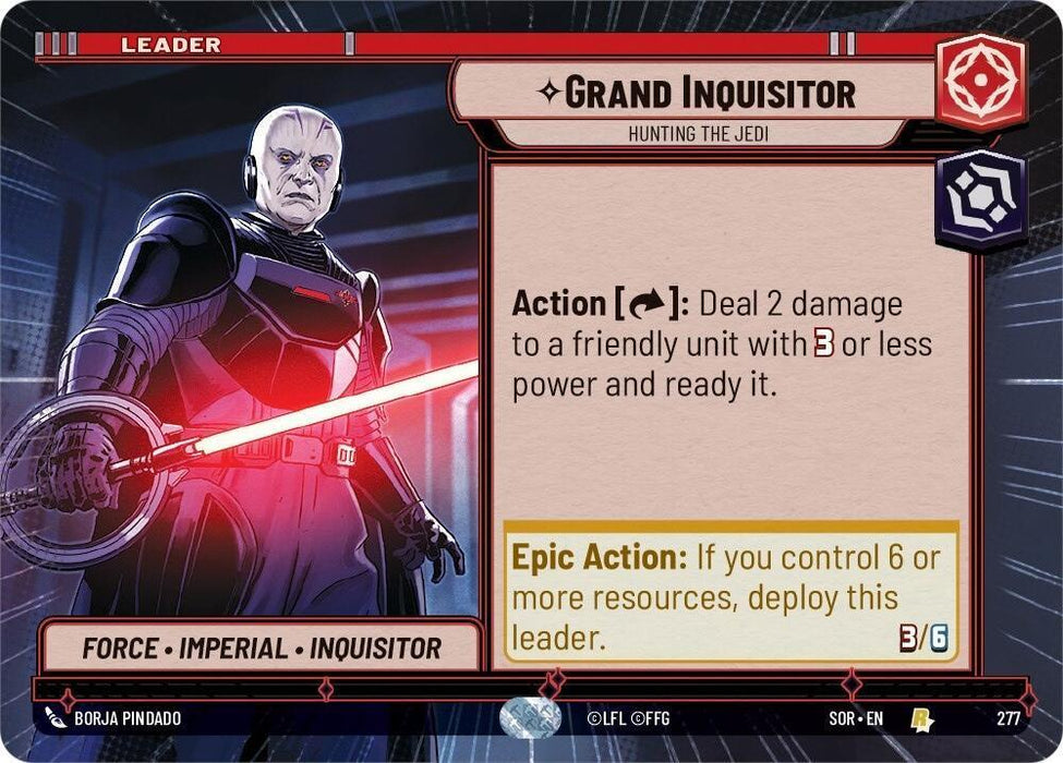 Grand Inquisitor - Hunting the Jedi (Hyperspace) (277) [Spark of Rebellion] - for just $0.25! 