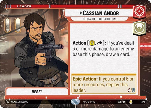 Cassian Andor - Dedicated to the Rebellion (Hyperspace) (279) [Spark of Rebellion] - for just $0.20! 
