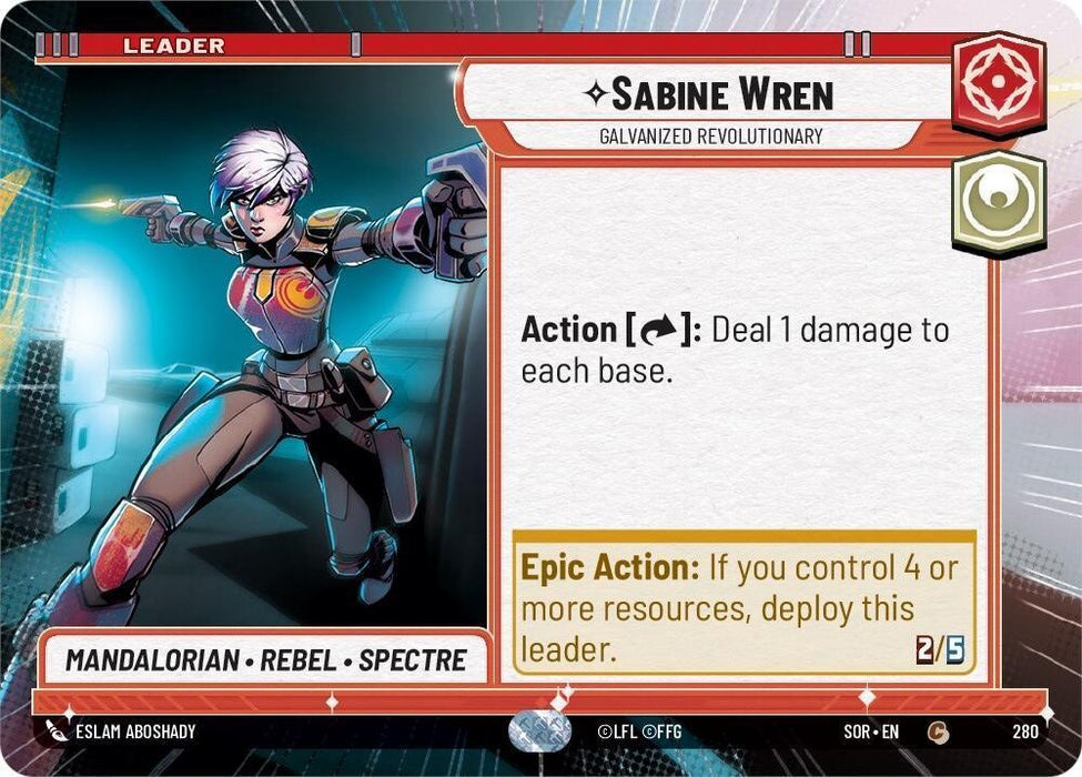 Sabine Wren - Galvanized Revolutionary (Hyperspace) (280) [Spark of Rebellion] - for just $0.10! 
