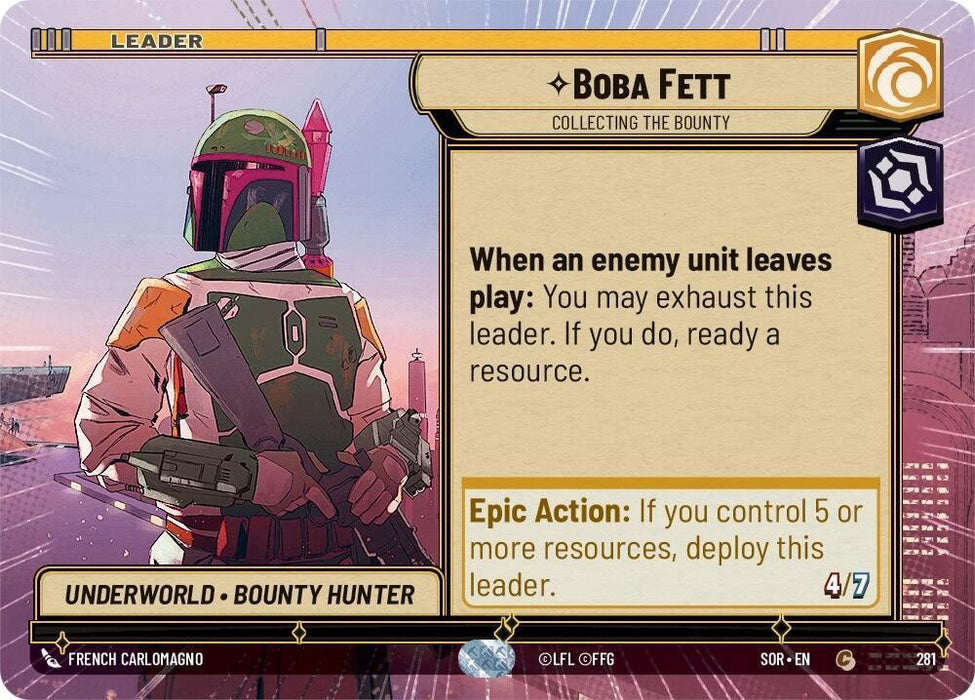 Boba Fett - Collecting the Bounty (Hyperspace) (281) [Spark of Rebellion] - for just $0.10! 