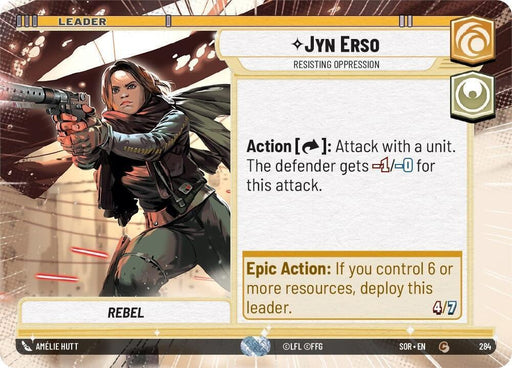 Jyn Erso - Resisting Oppression (Hyperspace) (284) [Spark of Rebellion] - for just $0.10! 