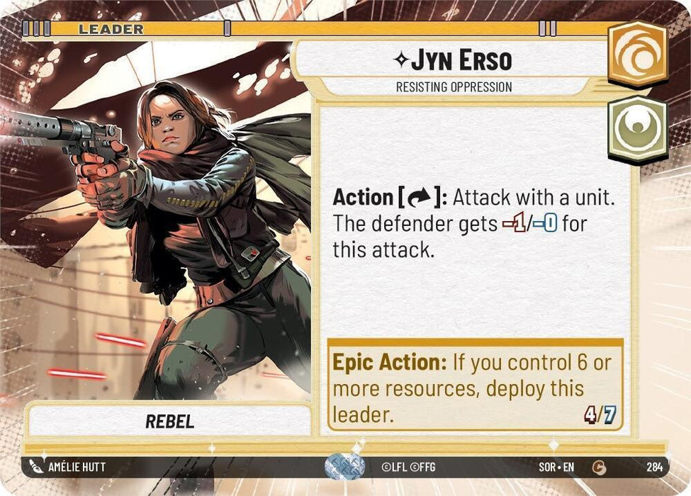Jyn Erso - Resisting Oppression (Hyperspace) (284) [Spark of Rebellion] - for just $0.10! 