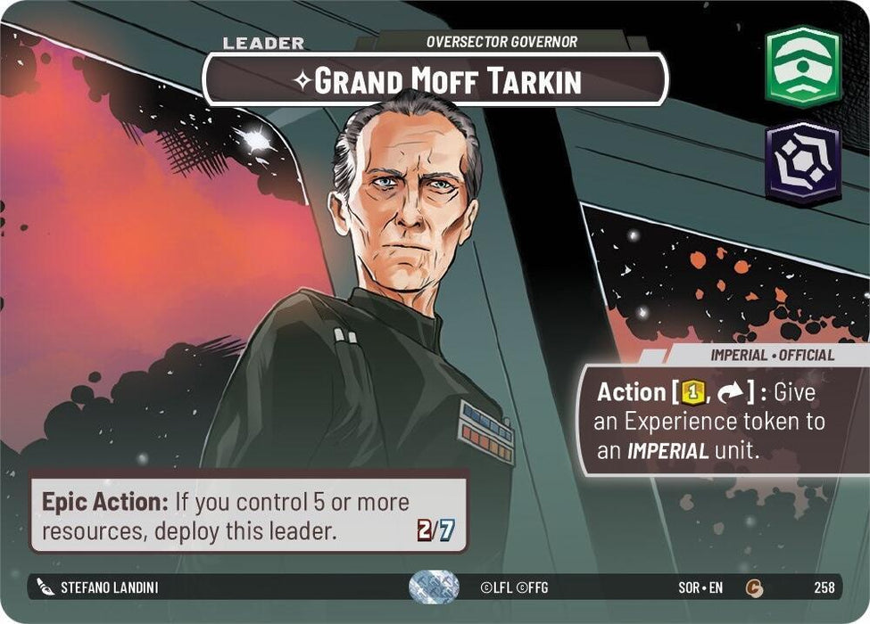 Grand Moff Tarkin - Oversector Governor (Showcase) (258) [Spark of Rebellion] - for just $32.50! 