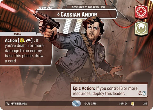 Cassian Andor - Dedicated to the Rebellion (Showcase) (263) [Spark of Rebellion] - for just $36.80! 