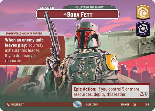 Boba Fett - Collecting the Bounty (Showcase) (265) [Spark of Rebellion] - for just $113.50! 