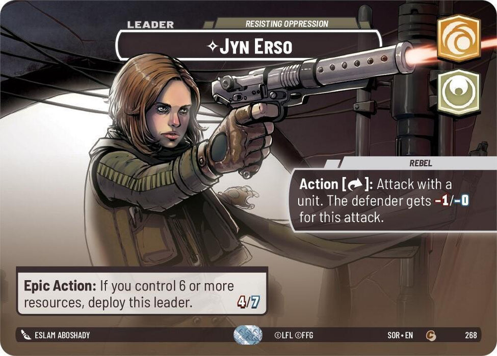 Jyn Erso - Resisting Oppression (Showcase) (268) [Spark of Rebellion] - for just $16.45! 