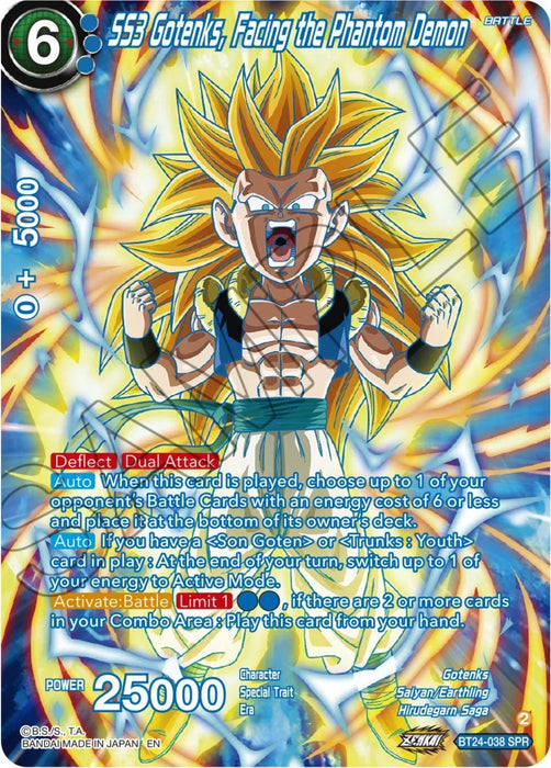 SS3 Gotenks, Facing the Phantom Demon (SPR) (BT24-038) [Beyond Generations] - for just $2! 