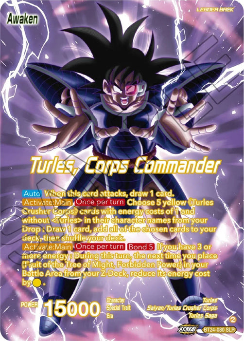 Turles // Turles, Corps Commander (SLR) (BT24-080) [Beyond Generations] - for just $5.40! 