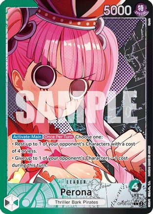Perona (021) (Alternate Art) (OP06-021) - Wings of the Captain Foil - for just $32.55! 