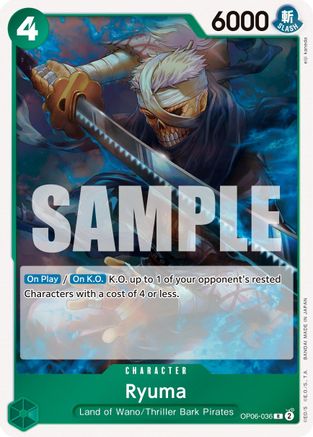 Ryuma (OP06-036) - Wings of the Captain Foil - for just $0.08! 