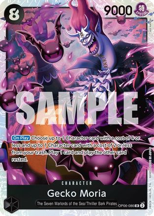 Gecko Moria (086) (OP06-086) - Wings of the Captain Foil - for just $0.25! 
