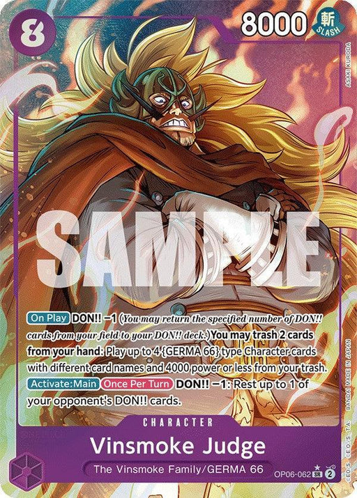 Vinsmoke Judge (Alternate Art) [Wings of the Captain] - for just $0.90! 