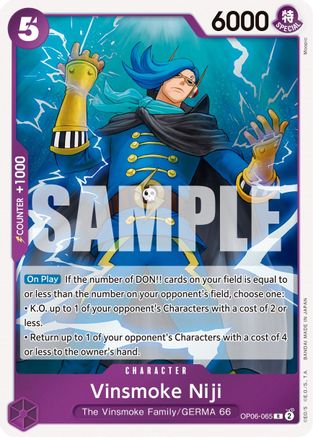 Vinsmoke Niji (065) (OP06-065) - Wings of the Captain Foil - for just $0.08! 