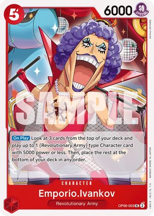 Emporio.Ivankov (OP06-003) - Wings of the Captain - for just $0.10! 