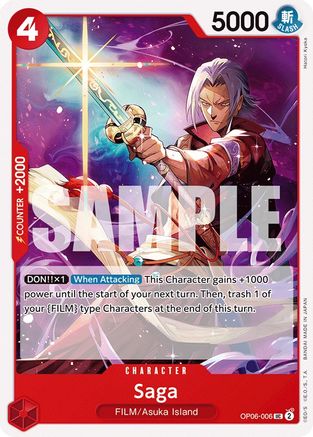 Saga (OP06-006) - Wings of the Captain - for just $0.05! 