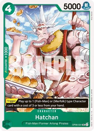 Hatchan (OP06-031) - Wings of the Captain - for just $0.05! 