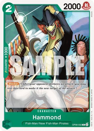 Hammond (OP06-032) - Wings of the Captain - for just $0.05! 
