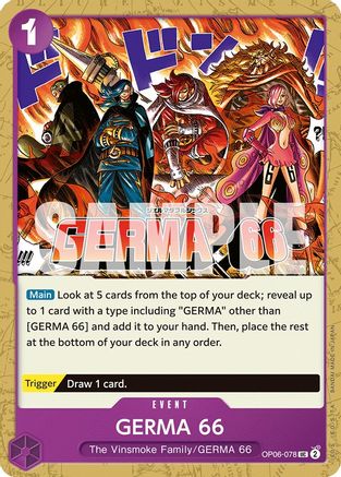 GERMA 66 (OP06-078) - Wings of the Captain - for just $0.05! 