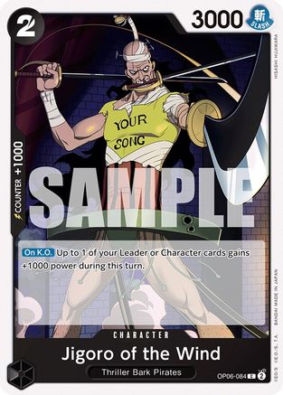 Jigoro of the Wind (OP06-084) - Wings of the Captain - for just $0.05! 