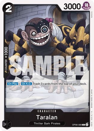 Taralan (OP06-089) - Wings of the Captain - for just $0.05! 