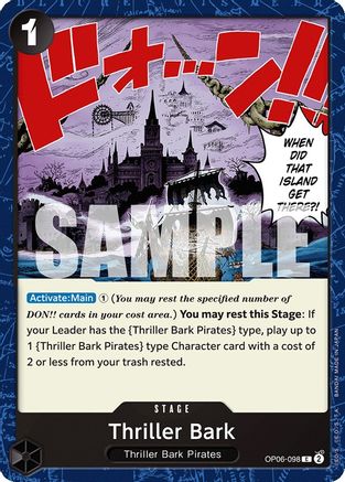 Thriller Bark (OP06-098) - Wings of the Captain - for just $0.05! 