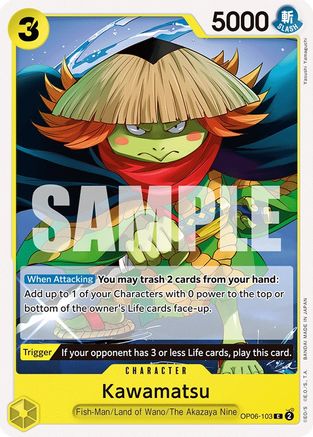 Kawamatsu (OP06-103) - Wings of the Captain - for just $0.05! 