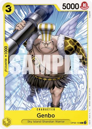 Genbo (OP06-105) - Wings of the Captain - for just $0.05! 