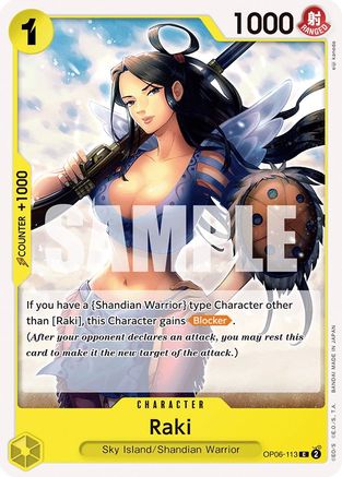 Raki (OP06-113) - Wings of the Captain - for just $0.05! 