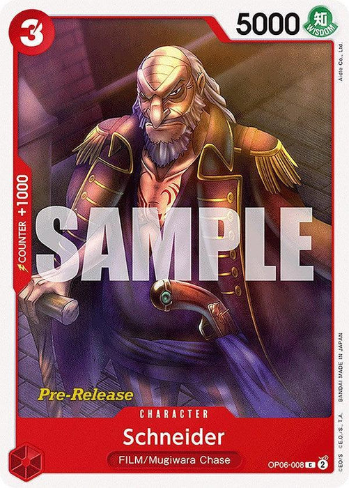 Schneider [Wings of the Captain Pre-Release Cards] - for just $0.15! 