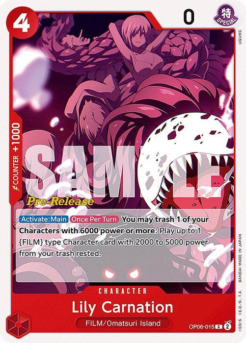 Lily Carnation [Wings of the Captain Pre-Release Cards] - for just $0.15! 